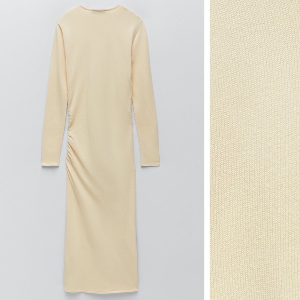 ZARA Butter Yellow Dress